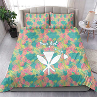 Seamless Hawaiian Quilt Pattern Bedding Set Hawaii Culture Palm Leaf Tropical - Polynesian Pride