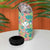 Seamless Hawaiian Quilt Pattern 4 in 1 Can Cooler Tumbler Hawaii Culture Palm Leaf Tropical - Polynesian Pride