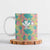Seamless Hawaiian Quilt Pattern Ceramic Mug Hawaii Culture Palm Leaf Tropical - Polynesian Pride