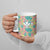 Seamless Hawaiian Quilt Pattern Ceramic Mug Hawaii Culture Palm Leaf Tropical - Polynesian Pride