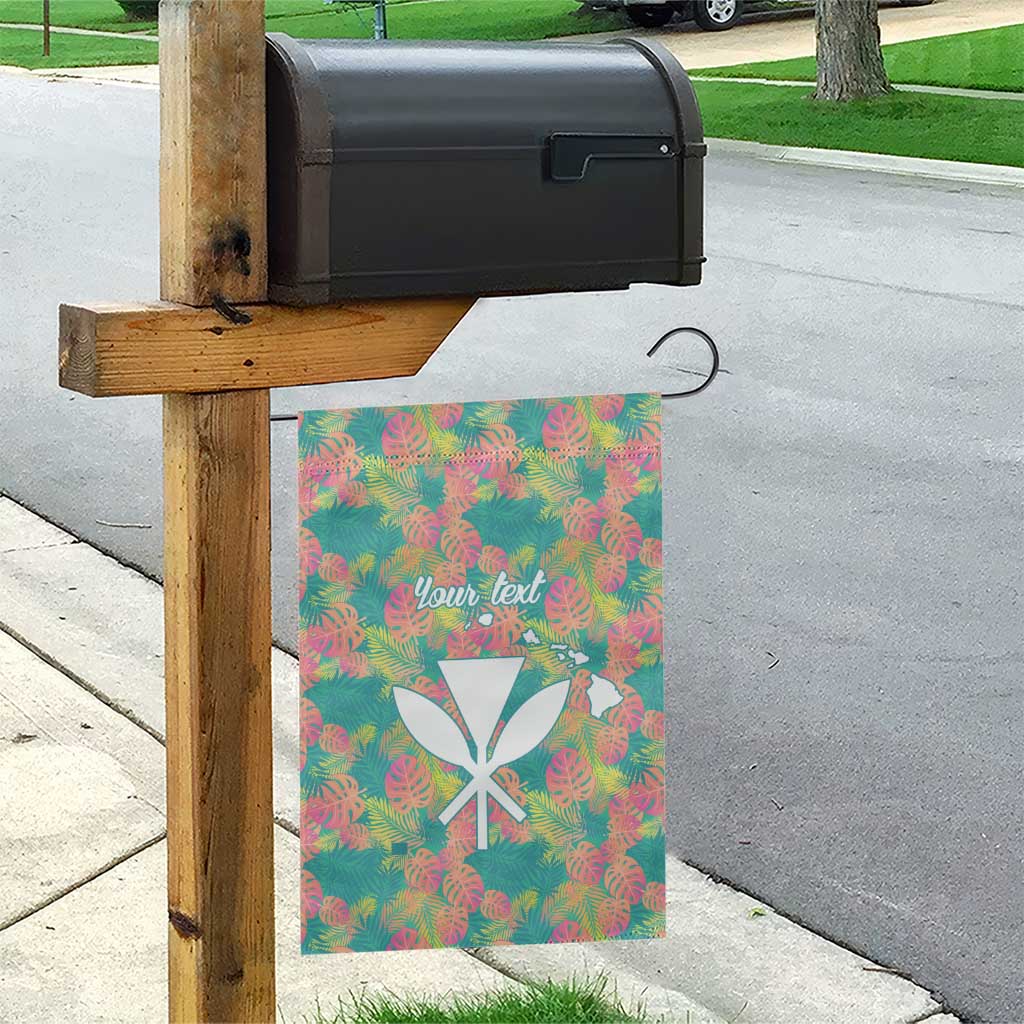 Seamless Hawaiian Quilt Pattern Garden Flag Hawaii Culture Palm Leaf Tropical - Polynesian Pride