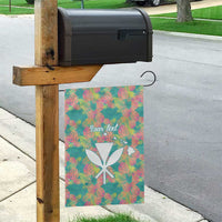 Seamless Hawaiian Quilt Pattern Garden Flag Hawaii Culture Palm Leaf Tropical - Polynesian Pride