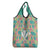 Seamless Hawaiian Quilt Pattern Grocery Bag Hawaii Culture Palm Leaf Tropical - Polynesian Pride