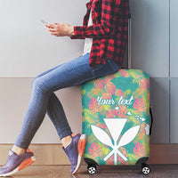 Seamless Hawaiian Quilt Pattern Luggage Cover Hawaii Culture Palm Leaf Tropical - Polynesian Pride