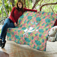 Seamless Hawaiian Quilt Pattern Quilt Hawaii Culture Palm Leaf Tropical - Polynesian Pride