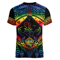 tonga-lgbt-women-v-neck-t-shirt-love-is-love-ngatu-rainbow-water-color