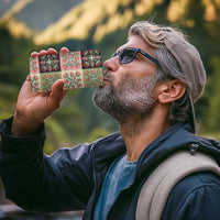 Seamless Pattern Pikake Lei 4 in 1 Can Cooler Tumbler Floral Squares Pikake - Polynesian Pride