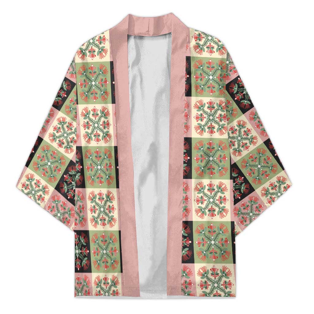 Seamless Pattern Pikake Lei Kimono Floral Squares Pikake - Polynesian Pride