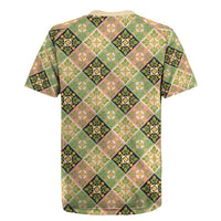 Seamless Pattern Puakenikeni and Kalo Rugby Jersey - Polynesian Pride