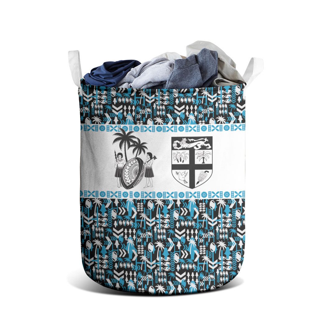 Fiji Bati Laundry Basket Bati Island Warrior Geometry LT9 - Polynesian Pride