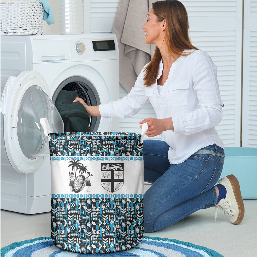 Fiji Bati Laundry Basket Bati Island Warrior Geometry LT9 - Polynesian Pride