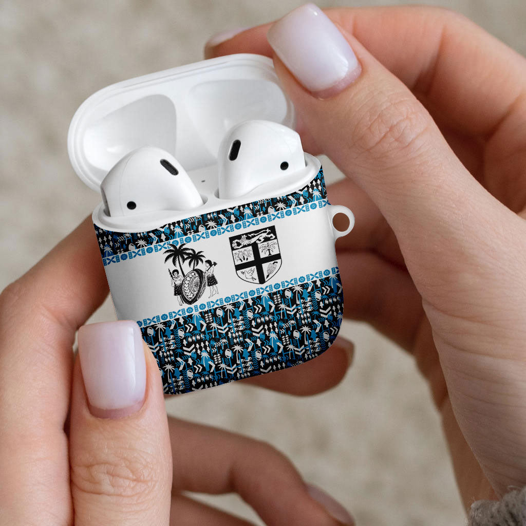 Fiji Bati AirPods Case Bati Island Warrior Geometry LT9 - Polynesian Pride