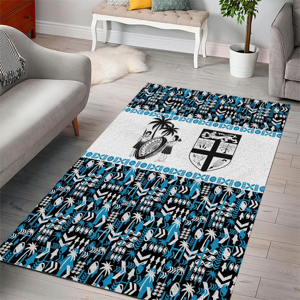 Fiji Bati Area Rug Bati Island Warrior Geometry LT9 - Polynesian Pride