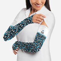 Fiji Bati Arm Sleeves Bati Island Warrior Geometry LT9 - Polynesian Pride