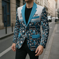 Fiji Bati Blazer Bati Island Warrior Geometry LT9 - Polynesian Pride