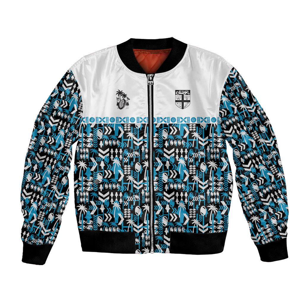 Fiji Bati Bomber Jacket Bati Island Warrior Geometry