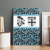 Fiji Bati Canvas Wall Art Bati Island Warrior Geometry LT9 - Polynesian Pride