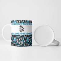 Fiji Bati Ceramic Mug Bati Island Warrior Geometry LT9 - Polynesian Pride