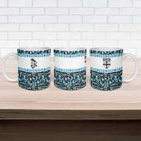 Fiji Bati Ceramic Mug Bati Island Warrior Geometry LT9 - Polynesian Pride