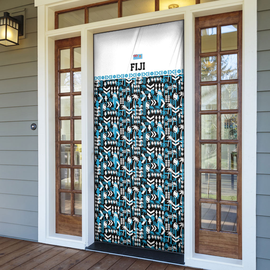 Fiji Bati Door Cover Bati Island Warrior Geometry LT9 - Polynesian Pride