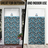 Fiji Bati Door Cover Bati Island Warrior Geometry LT9 - Polynesian Pride