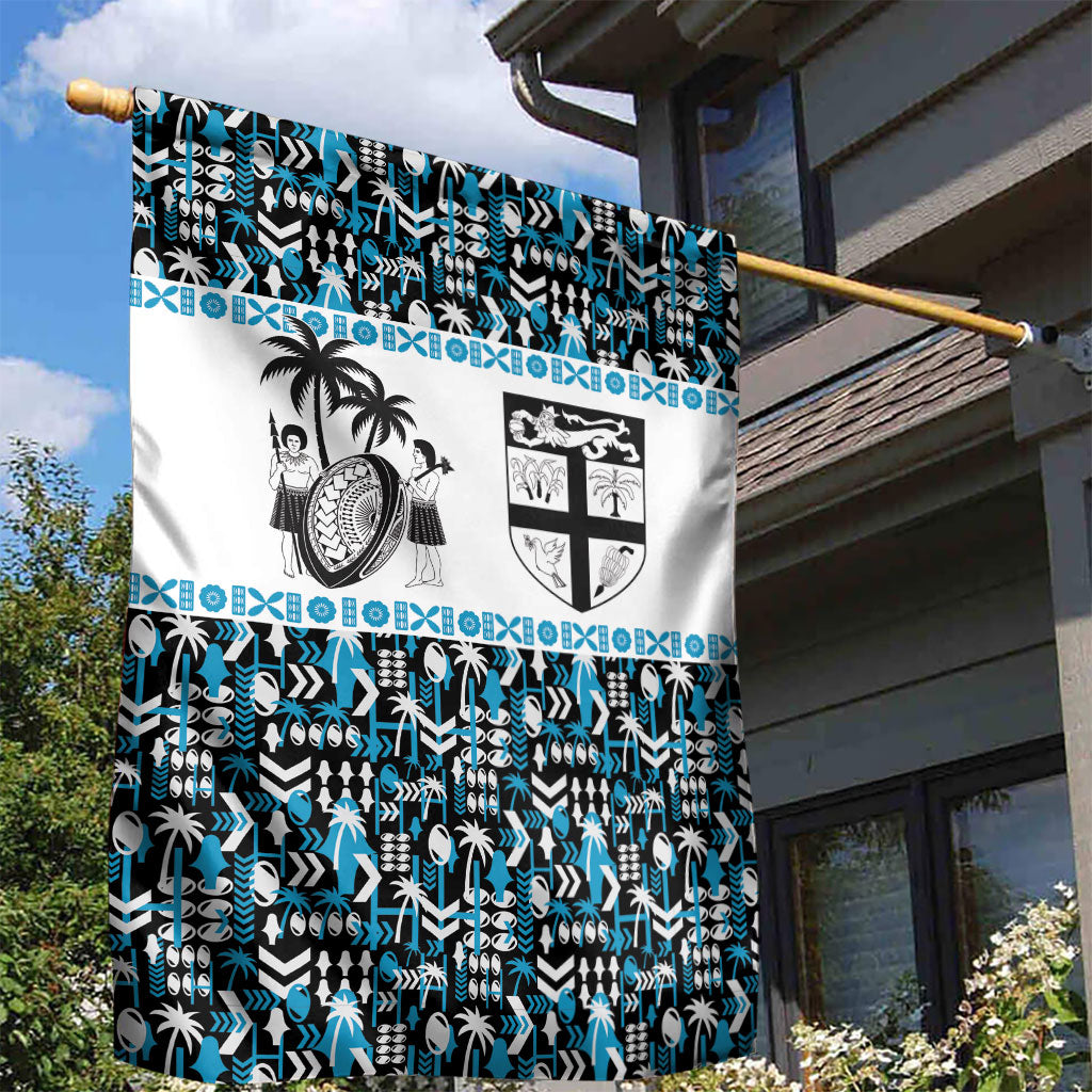 Fiji Bati Garden Flag Bati Island Warrior Geometry LT9 - Polynesian Pride