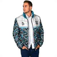 Fiji Bati Padded Jacket Bati Island Warrior Geometry LT9 - Polynesian Pride