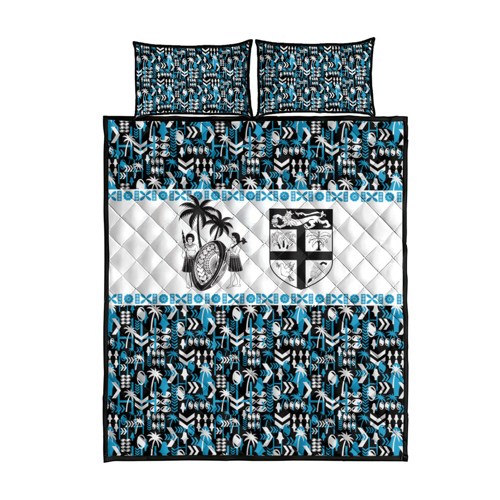 Fiji Bati Quilt Bed Set Bati Island Warrior Geometry LT9 - Polynesian Pride