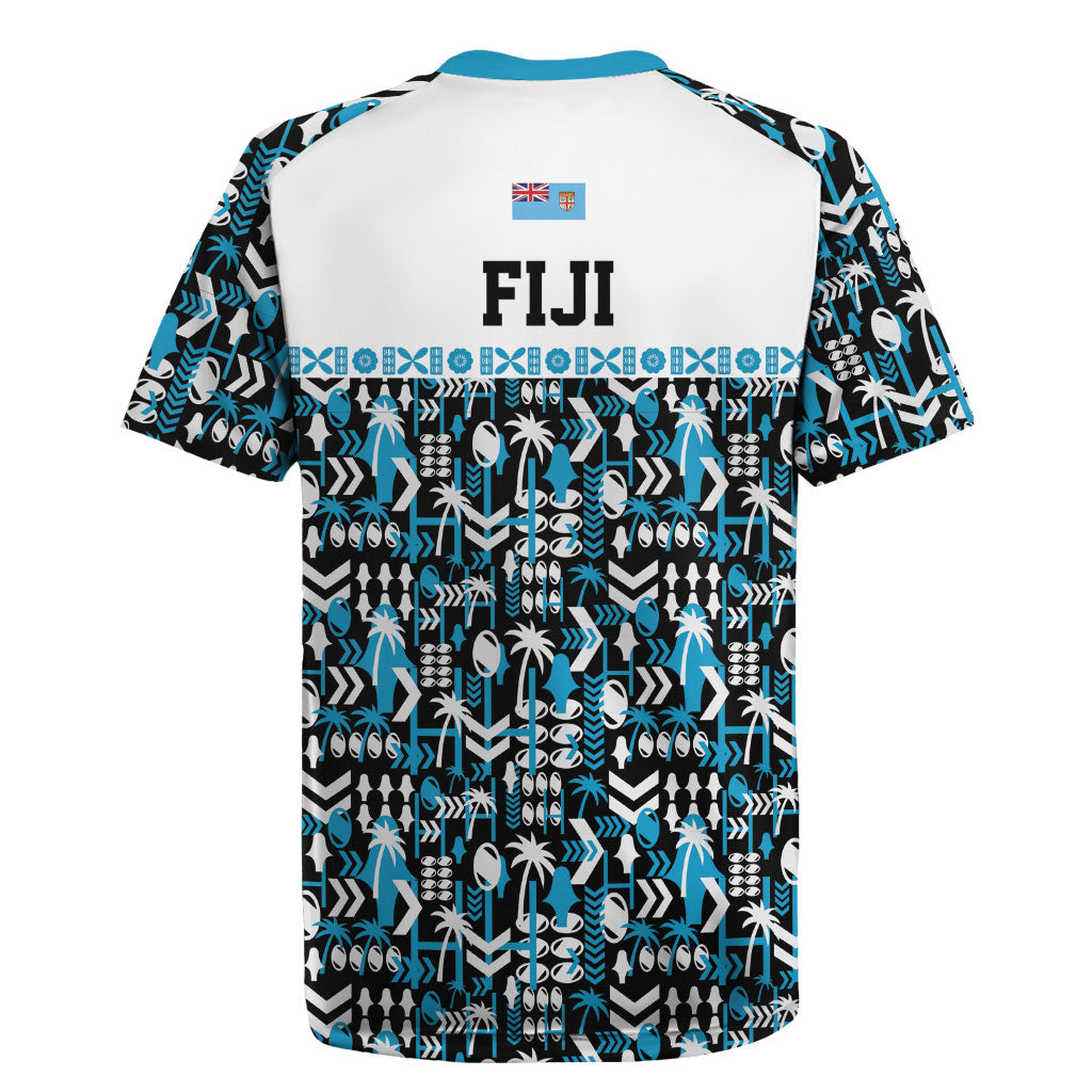 Fiji Bati Rugby Jersey Bati Island Warrior Geometry LT9 - Polynesian Pride
