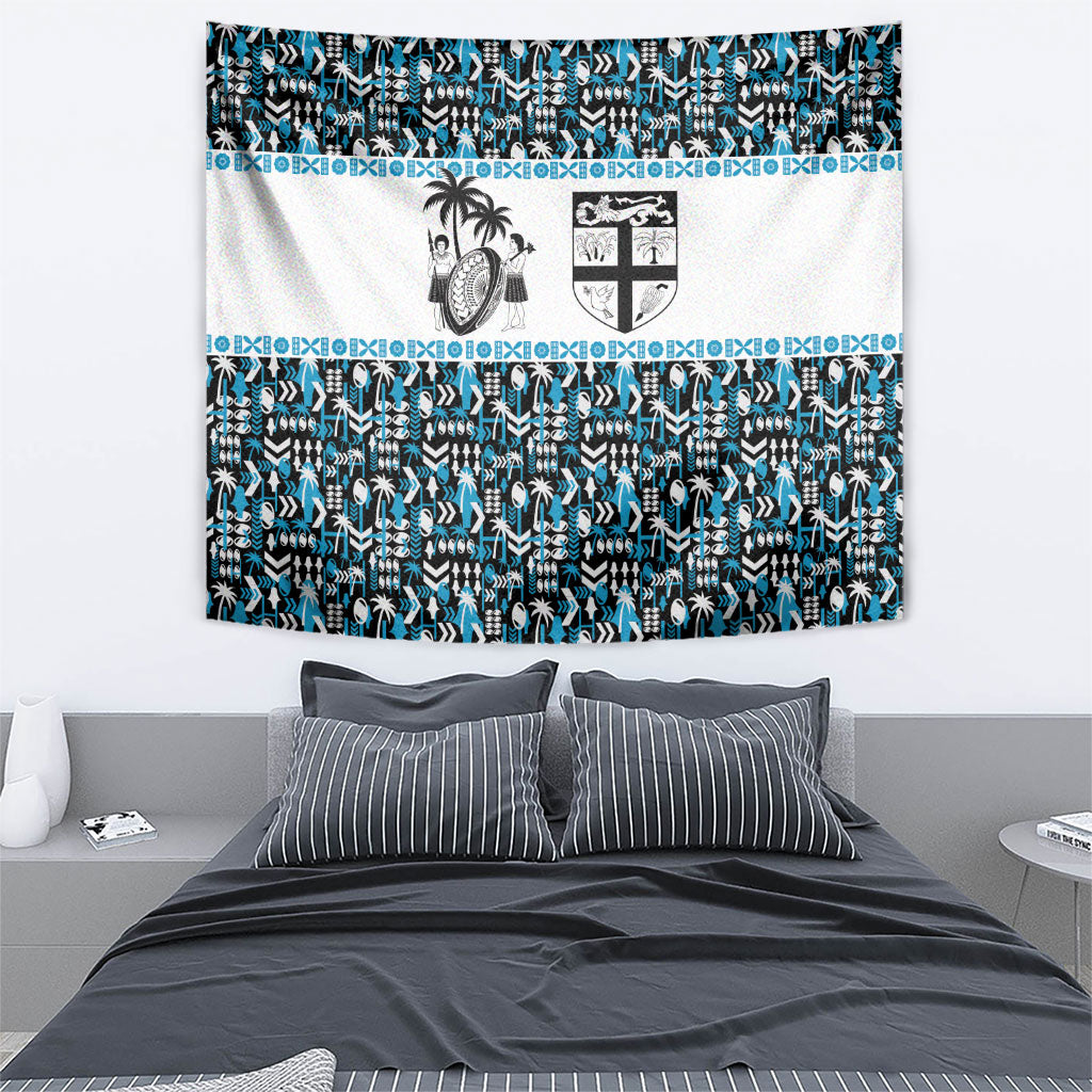 Fiji Bati Tapestry Bati Island Warrior Geometry LT9 - Polynesian Pride