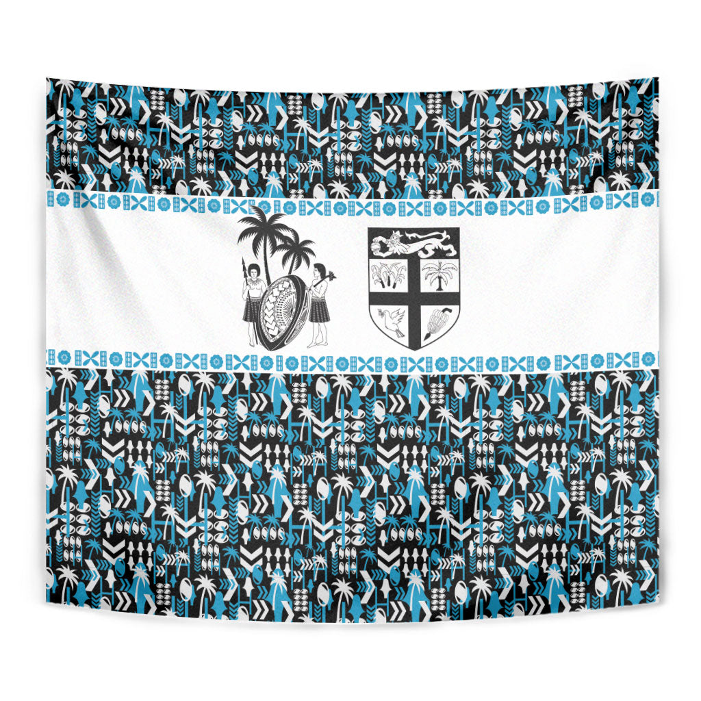 Fiji Bati Tapestry Bati Island Warrior Geometry LT9 - Polynesian Pride