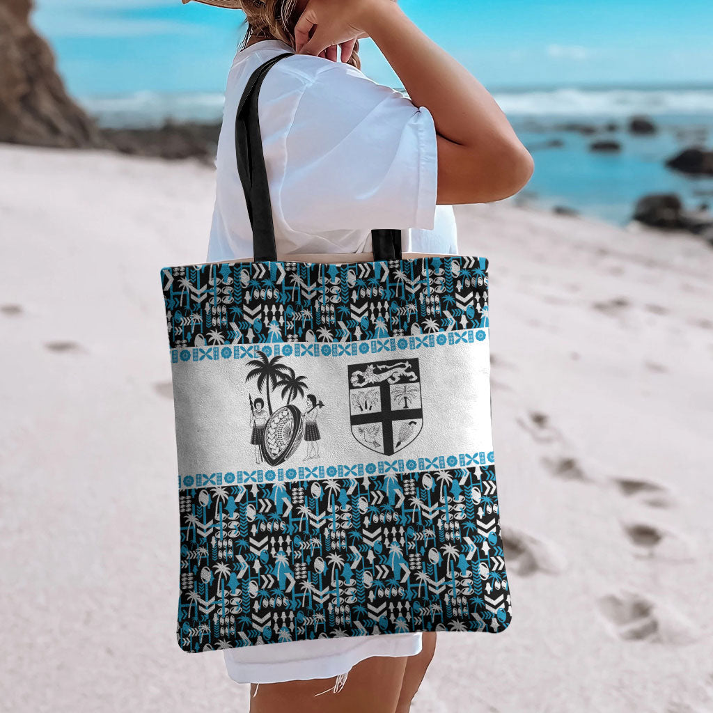 Fiji Bati Tote Bag Bati Island Warrior Geometry