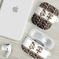 Fiji Bati AirPods Case Masi-inspired Tapa Pattern LT9 - Polynesian Pride