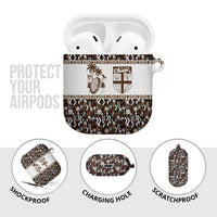 Fiji Bati AirPods Case Masi-inspired Tapa Pattern LT9 - Polynesian Pride