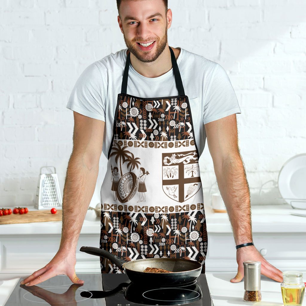 Fiji Bati Apron Masi-inspired Tapa Pattern LT9 - Polynesian Pride