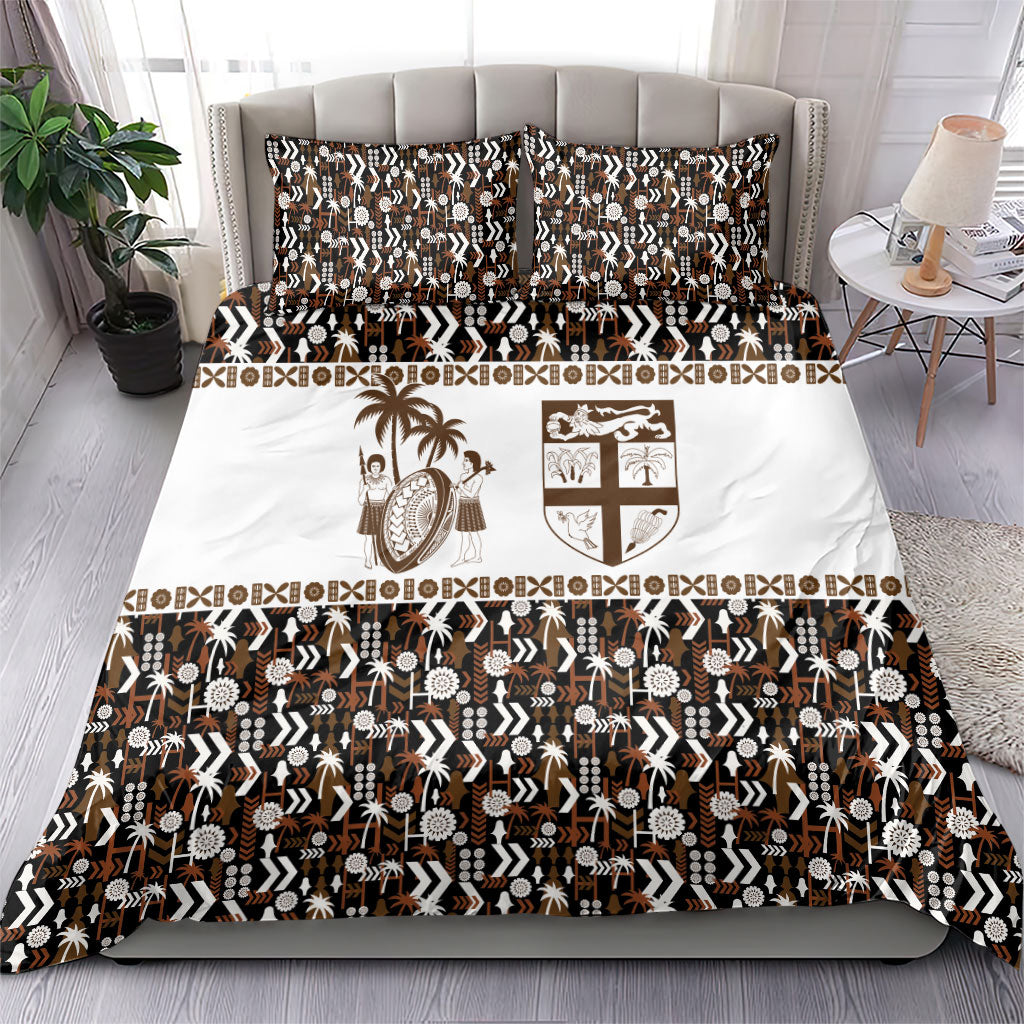 Fiji Bati Bedding Set Masi-inspired Tapa Pattern