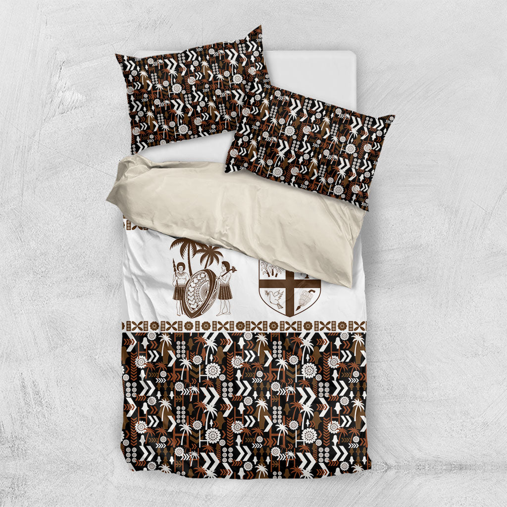 Fiji Bati Bedding Set Masi-inspired Tapa Pattern