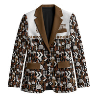 Fiji Bati Blazer Masi-inspired Tapa Pattern