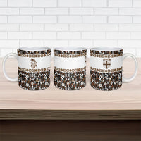 Fiji Bati Ceramic Mug Masi-inspired Tapa Pattern LT9 - Polynesian Pride