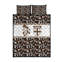Fiji Bati Quilt Bed Set Masi-inspired Tapa Pattern LT9 - Polynesian Pride