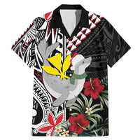 Hawaii Monk Seal Santa Family Matching Mermaid Dress and Hawaiian Shirt Hibiscus Kakau Pattern Mele Kalikimaka