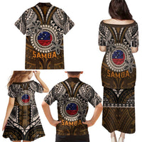 Samoa Warrior Family Matching Puletasi and Hawaiian Shirt The Mighty Samoan Warrior Spirit