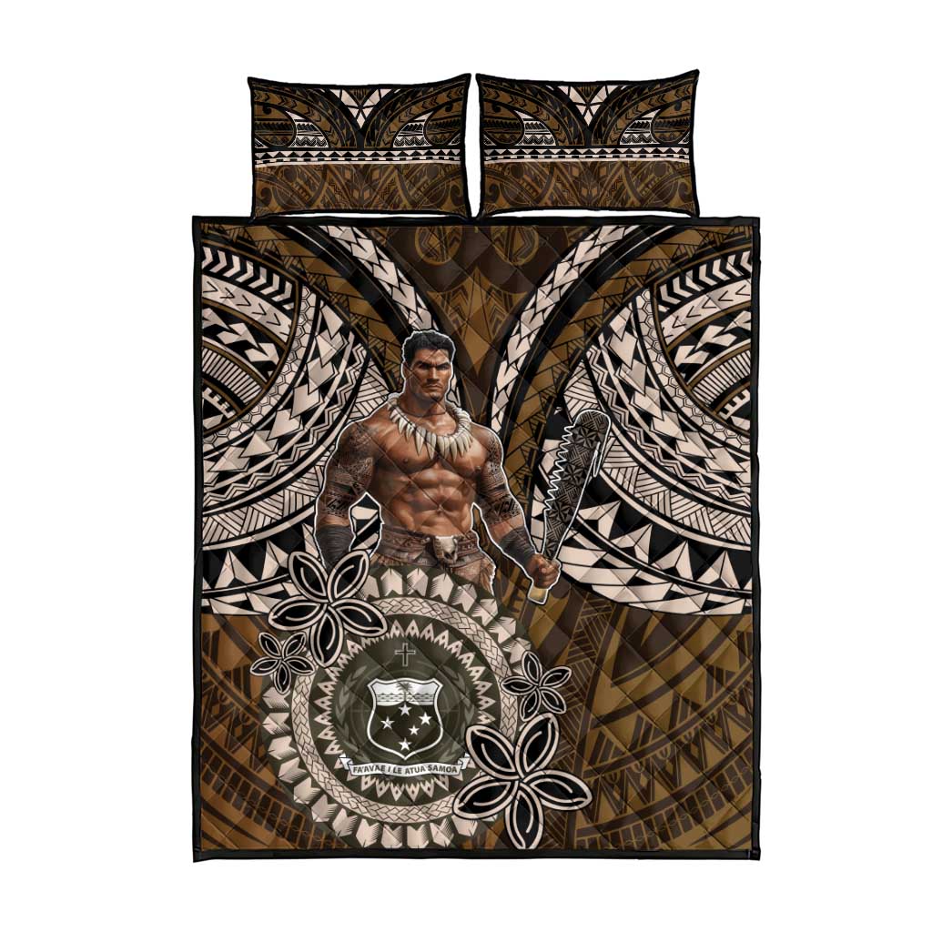 Samoa Warrior Quilt Bed Set The Mighty Samoan Warrior Spirit
