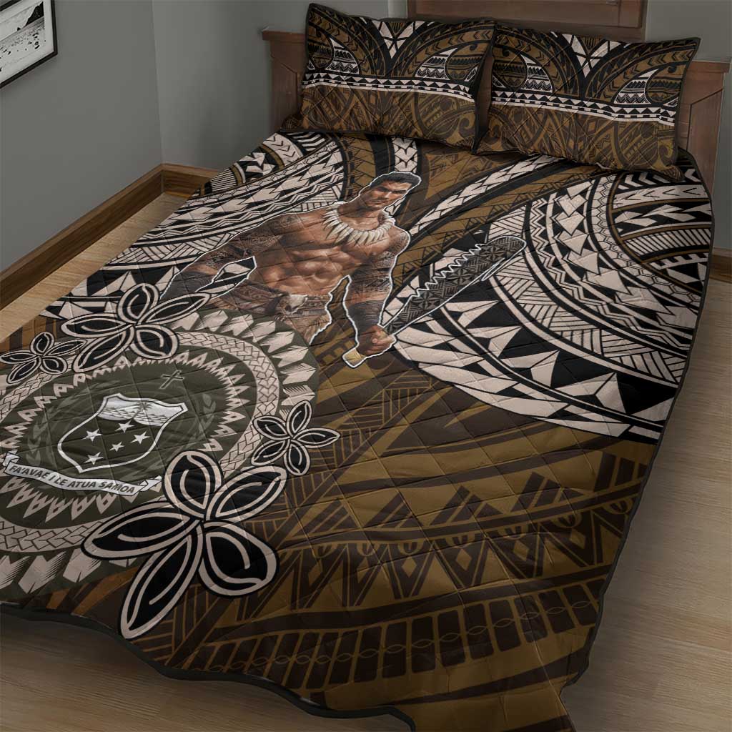 Samoa Warrior Quilt Bed Set The Mighty Samoan Warrior Spirit