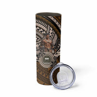 Samoa Warrior Skinny Tumbler The Mighty Samoan Warrior Spirit