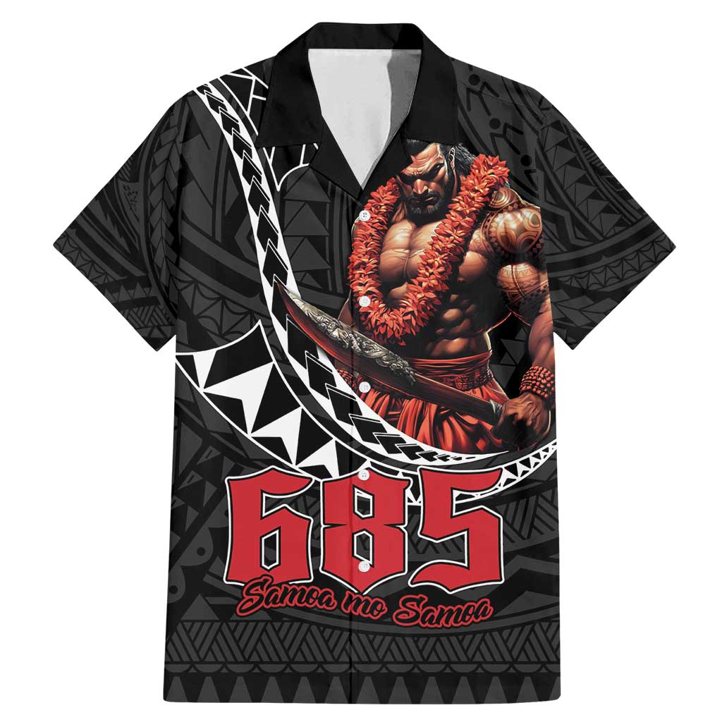 Samoan Pride Polynesian Tribal Warrior Family Matching Mermaid Dress and Hawaiian Shirt 685 Samoa Mo Samoa