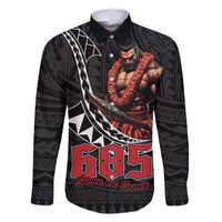 Samoan Pride Polynesian Tribal Warrior Family Matching Off Shoulder Short Dress and Hawaiian Shirt 685 Samoa Mo Samoa