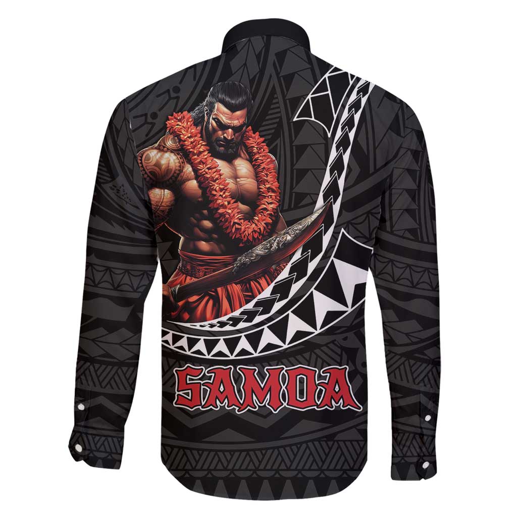 Samoan Pride Polynesian Tribal Warrior Family Matching Puletasi and Hawaiian Shirt 685 Samoa Mo Samoa