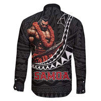 Samoan Pride Polynesian Tribal Warrior Family Matching Summer Maxi Dress and Hawaiian Shirt 685 Samoa Mo Samoa