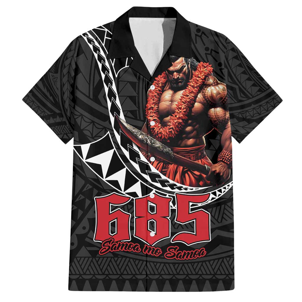 Samoan Pride Polynesian Tribal Warrior Family Matching Tank Maxi Dress and Hawaiian Shirt 685 Samoa Mo Samoa